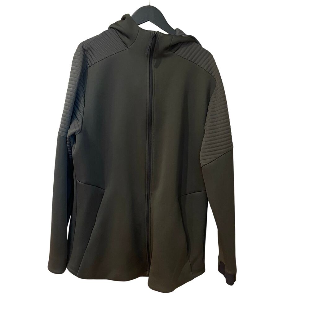 Under Armour Unstoppable Tech Full Zip Hoodie Mens 2XL Green 1347289 Fitted